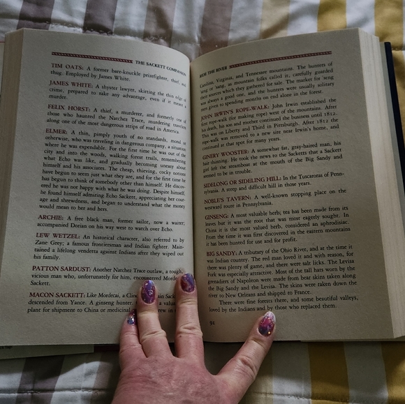 The Sackett Companion by Louis L'Amour Novel Book - Picture 3 of 4